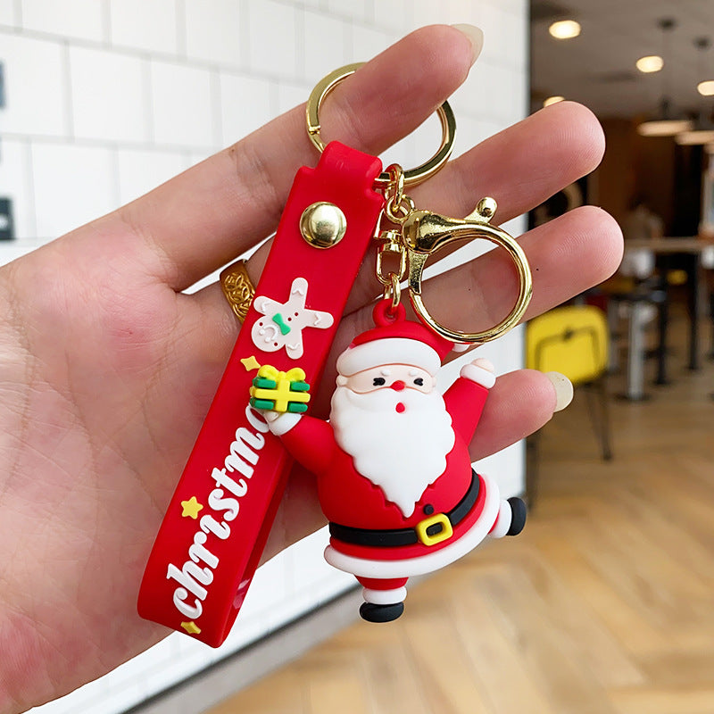 Wholesale Christmas Soft Rubber Keychains